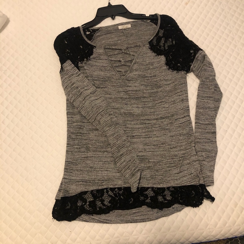 Maurice’s brand lace detail sweater